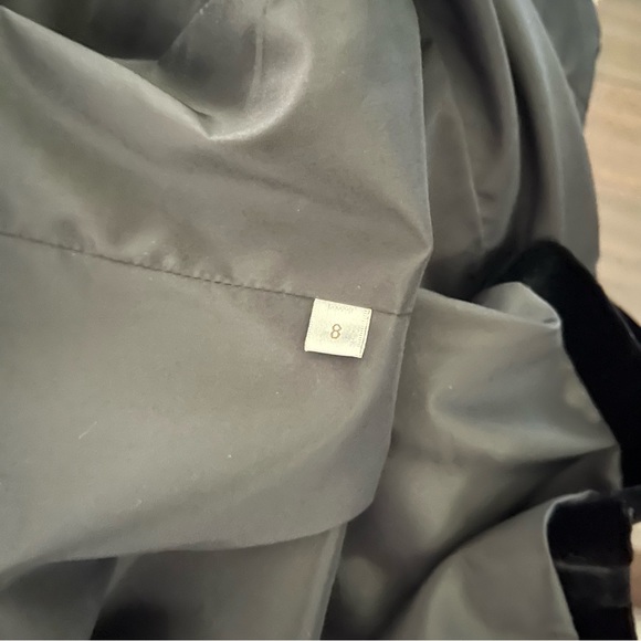 Doncaster Black Velvet Satin Trim Open Blazer Size 8 - Picture 8 of 8